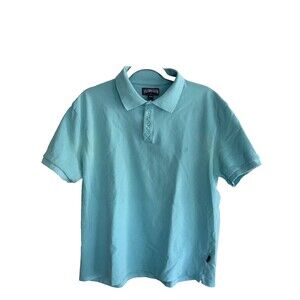 Vilebrequin Polo Shirt Mens 3XL XXXL Blue Comfort Fit Golf Casual Cotton